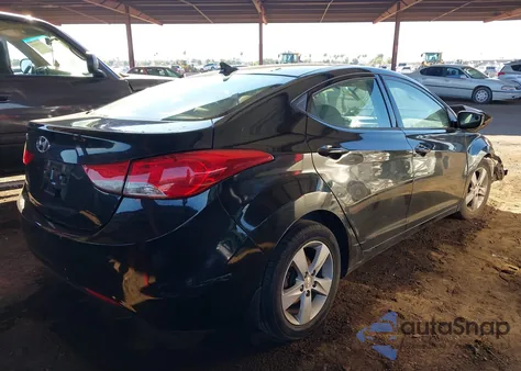 2013 Hyundai Elantra Gls из США, поврежденный, VIN 5NPDH4AE6DH399436
